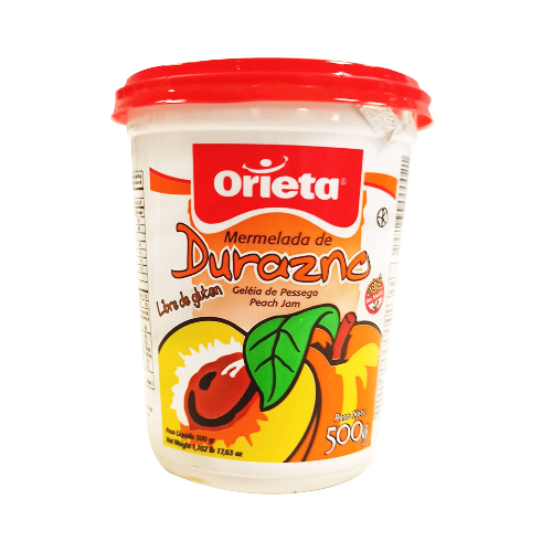 Merm. Orieta Durazno 500 Gr.