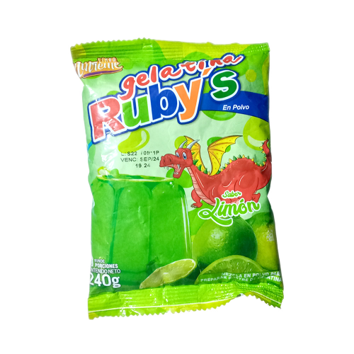 Gelatina Rubys Limon 220 Gr.