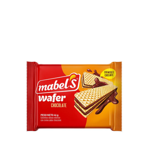 Wafer Mabels Choc. 40gr.