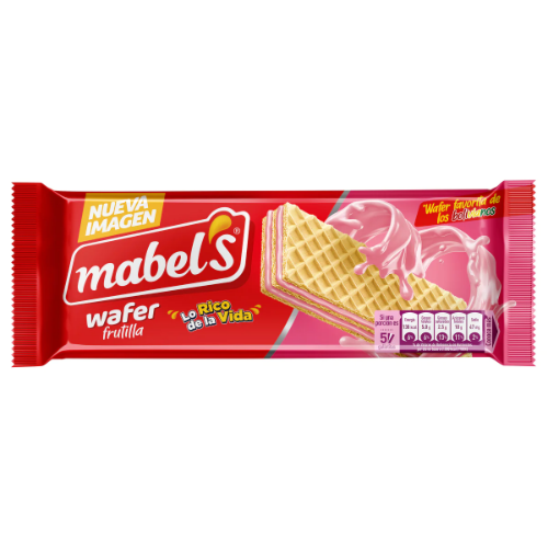 Wafer Frutilla 107gr.