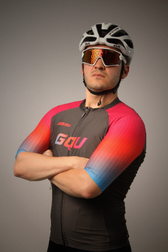 JERSEY NEGRO FUCSIA CABALLERO
