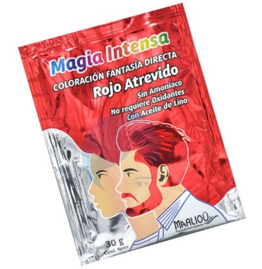 Mascarilla magia intensa rojo atrevido