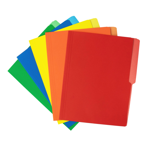 Folder liso carta colores