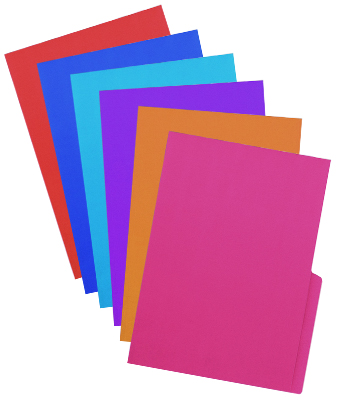 Folder liso oficio colores