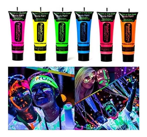 Pintura corporal neón