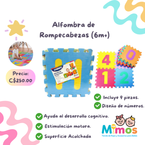 Alfombra antigolpe 9 piezas