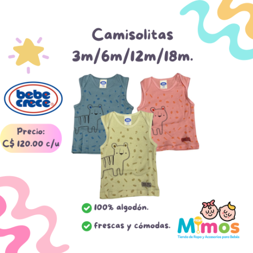 Camisolas Bebecrece Tigrillo