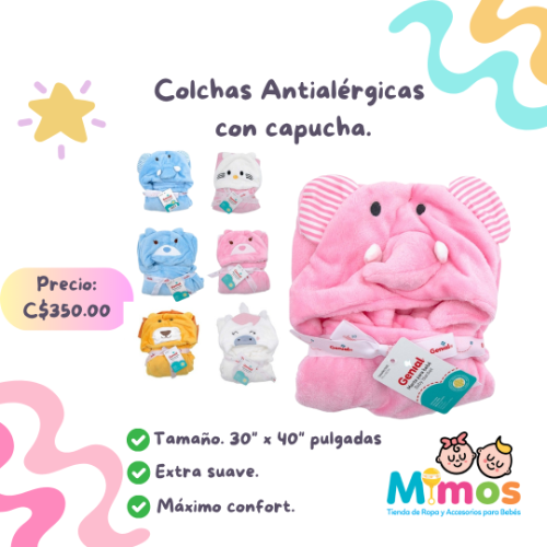 Colchas Antialérgicas con Capucha Genial