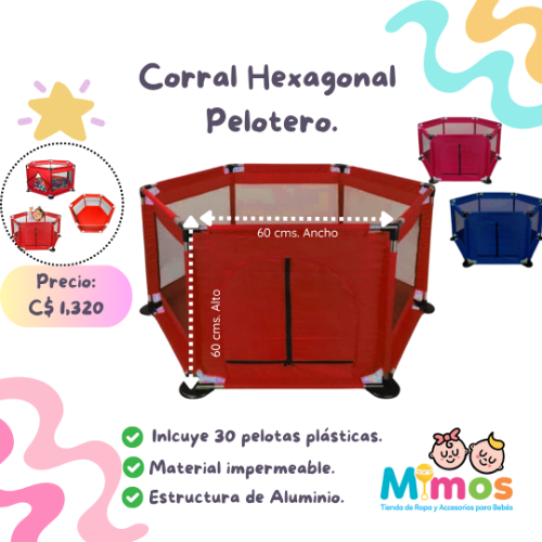 Corral Hexagonal Pelotero