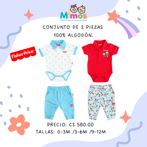 Conjunto de niño Fisherprice 2 piezas
