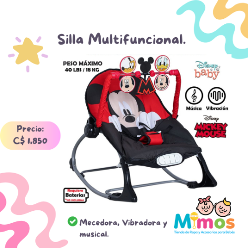 Sillas Vibradoras musicales Disney varon