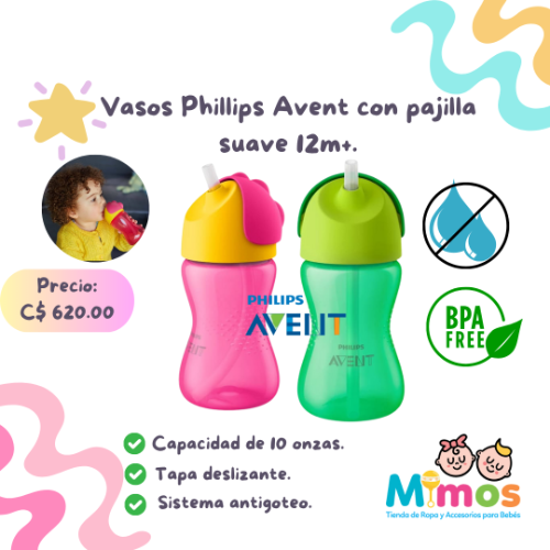 Vaso de pajilla Avent 10 onzas