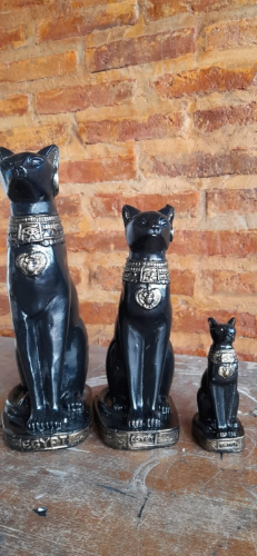 TRIO GATOS EGIPCIOS