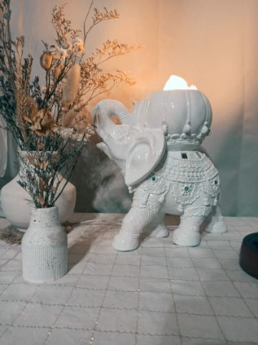 LAMPARA DE SAL ELEFANTE GIGANTE