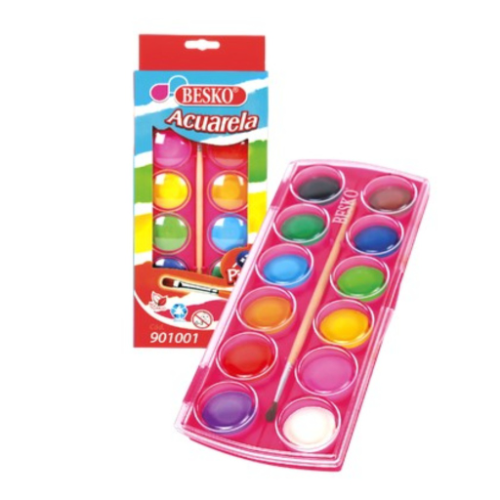 acuarela pastel besko x12