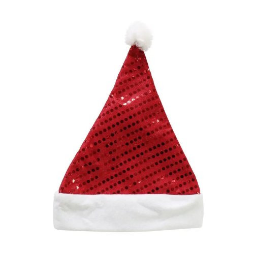 gorro navideño lentejuelas