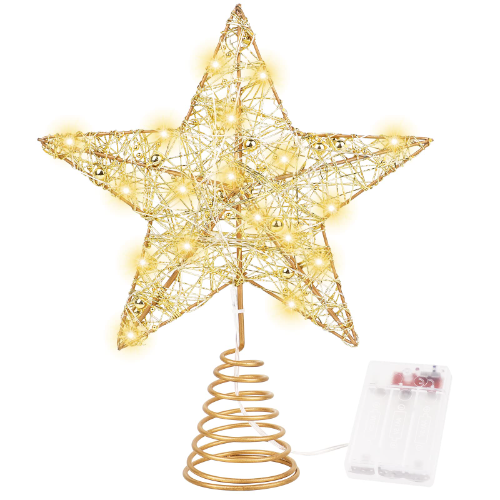 estrella arbol dorada  dic