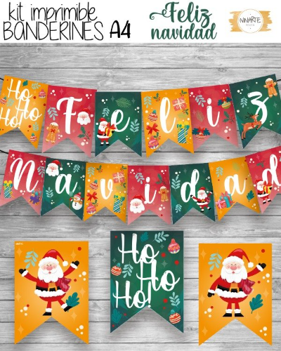banderin de navidad