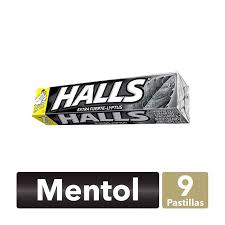 HALLS EN BARRA X 9 PASTILLA SABORES