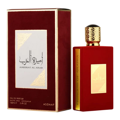 Asdaaf AmeeratAl Arab Red 3.4 Edp U