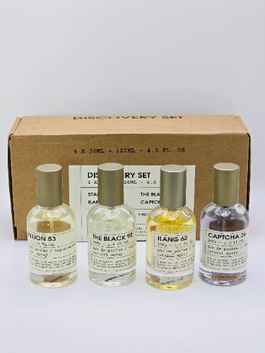 Set 4 Piesas Stallion 53, The Black 92, Ilang 62, Captcha 36 Edp 30ml