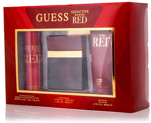 Set 3 Piesa Gues Seductive Homme Red