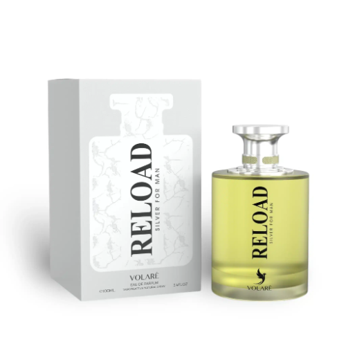 Volare Reload Silver For Men Edp 3.4oz