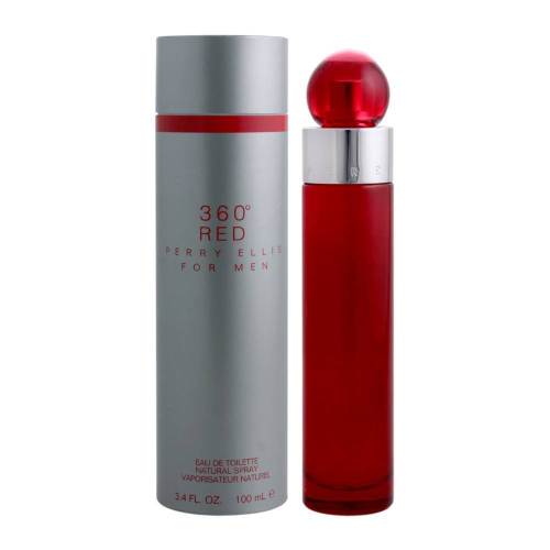 Perry Ellis 360 Red For Men Edt 3.4oz