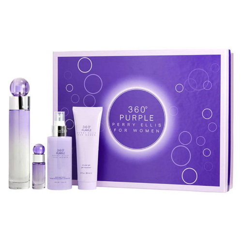 Perry Ellis Set 360 Purple Women 118ml