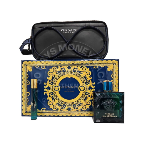 Set Versace Eros travel, y cartera  100 ML