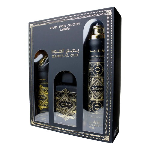 Lattafa Oud For Glory Set (3 Unidades ) 100ml