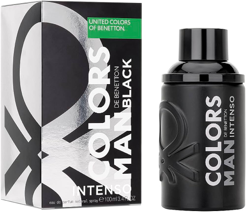 Benetton Colors Man Black Intenso Edp 3.4oz