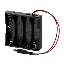 PORTAPILAS X4 con plug AA/ 4p AA