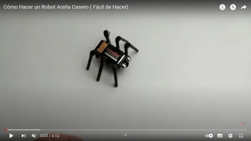 Mini Robot Araña ARMADO