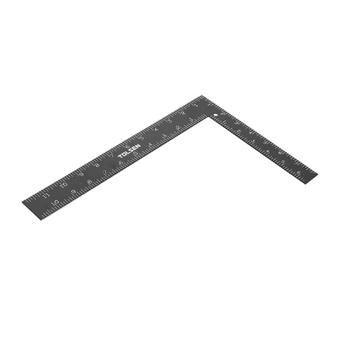 Regleta escuadra acabado en negro metálico, código 35042