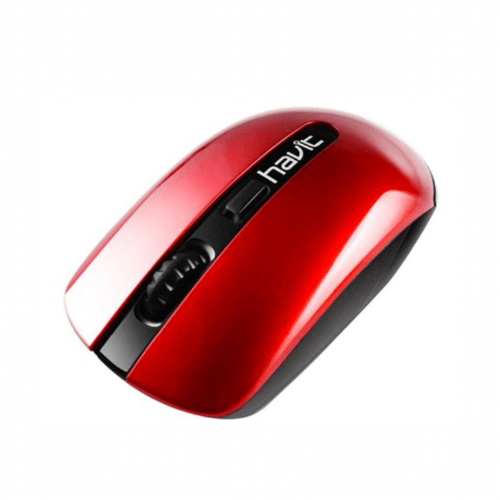 Mouse inalambrico negro  rojo HV-MS989GT-B/R