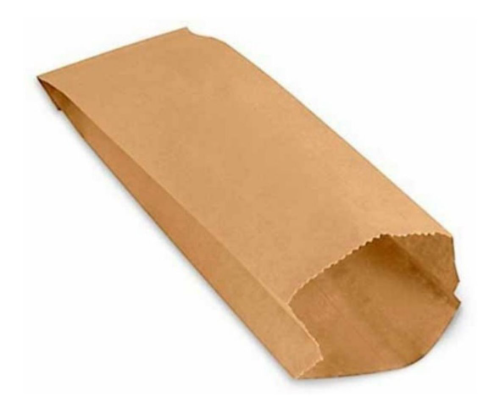 BOLSA PAPEL KRAF F.PLANO N°5 X100U