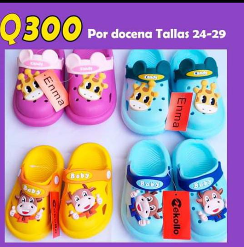 caites hule yeison para niñas y niños 24-29