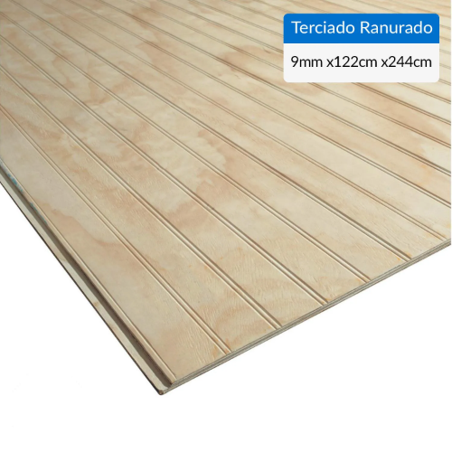 TERCIADO RANURADO 7MM