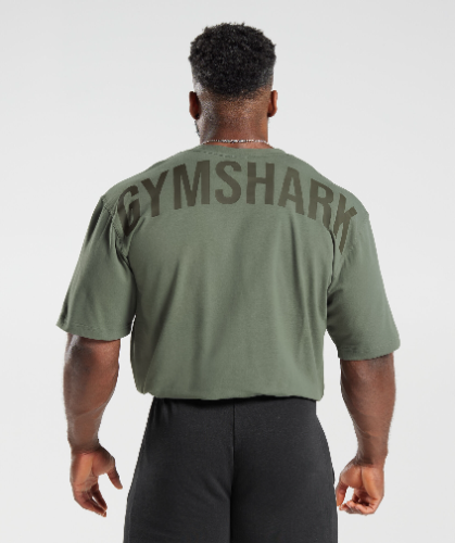 Power T-Shirt - Dusk Green(S))