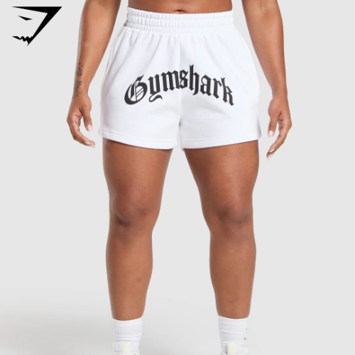Strength Department Graphic Shorts - White(S)