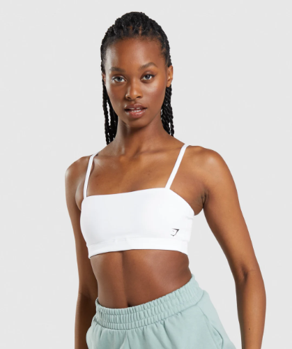 BANDEAU SPORTS BRA white(XS)