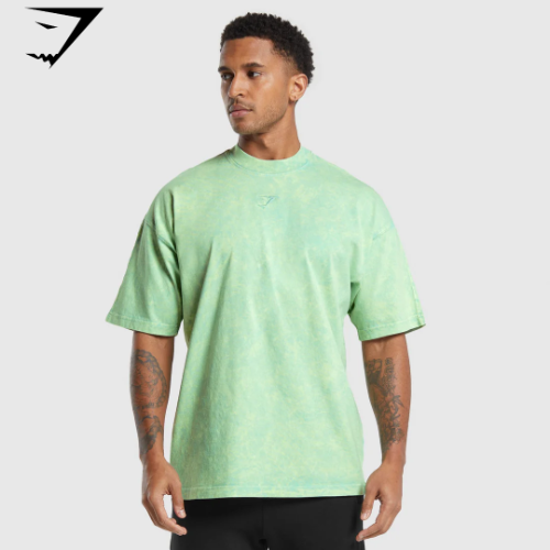 Rest Day Washed T-Shirt - Lido Green(S)