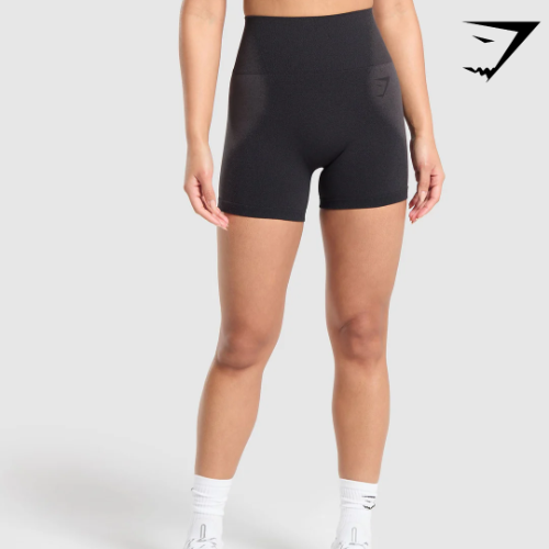 Blur Seamless Shorts - Black/Asphalt Grey(S)