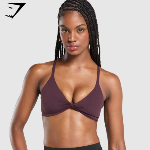 Twist Front Bralette - Depth Purple(S)
