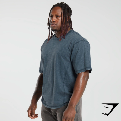 HERITAGE WASHED T-SHIRT navy(S)