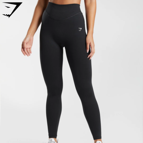 Sweat Seamless Leggings - Black(S)