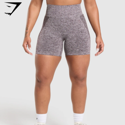 Preventa Flex Shorts - Plum Brown/White Marl(M)