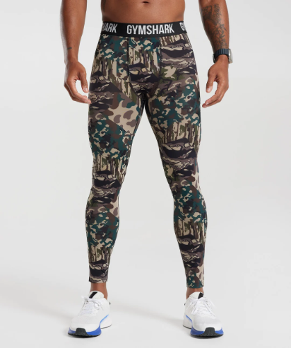 ELEMENT BASELAYER LEGGINGS cement brown(S)