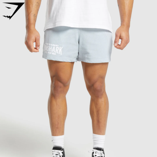 Lifting Club Mesh 5" Shorts - Fresh Blue(M)